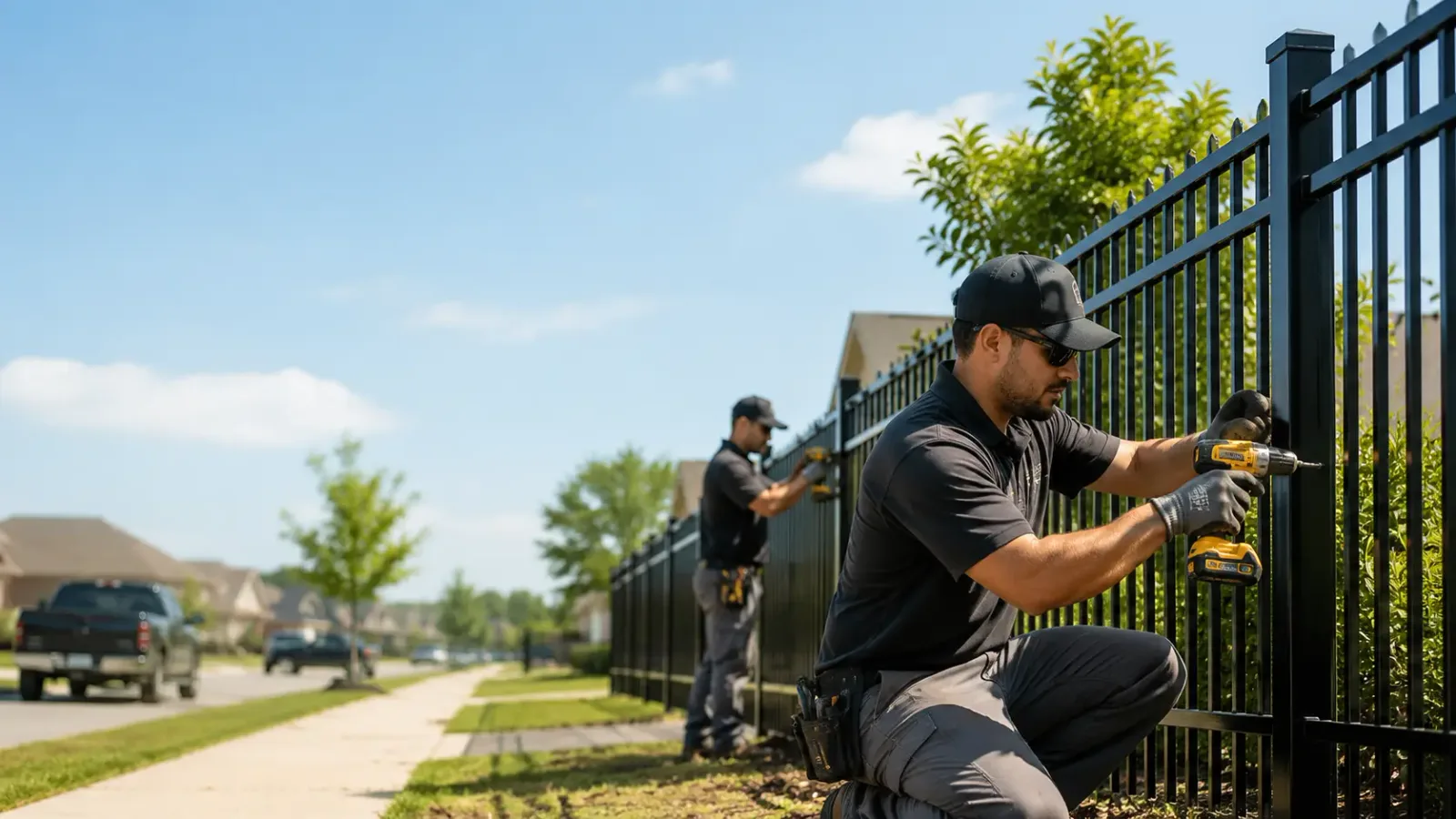 Metal Fence Installation in Pierron, IL